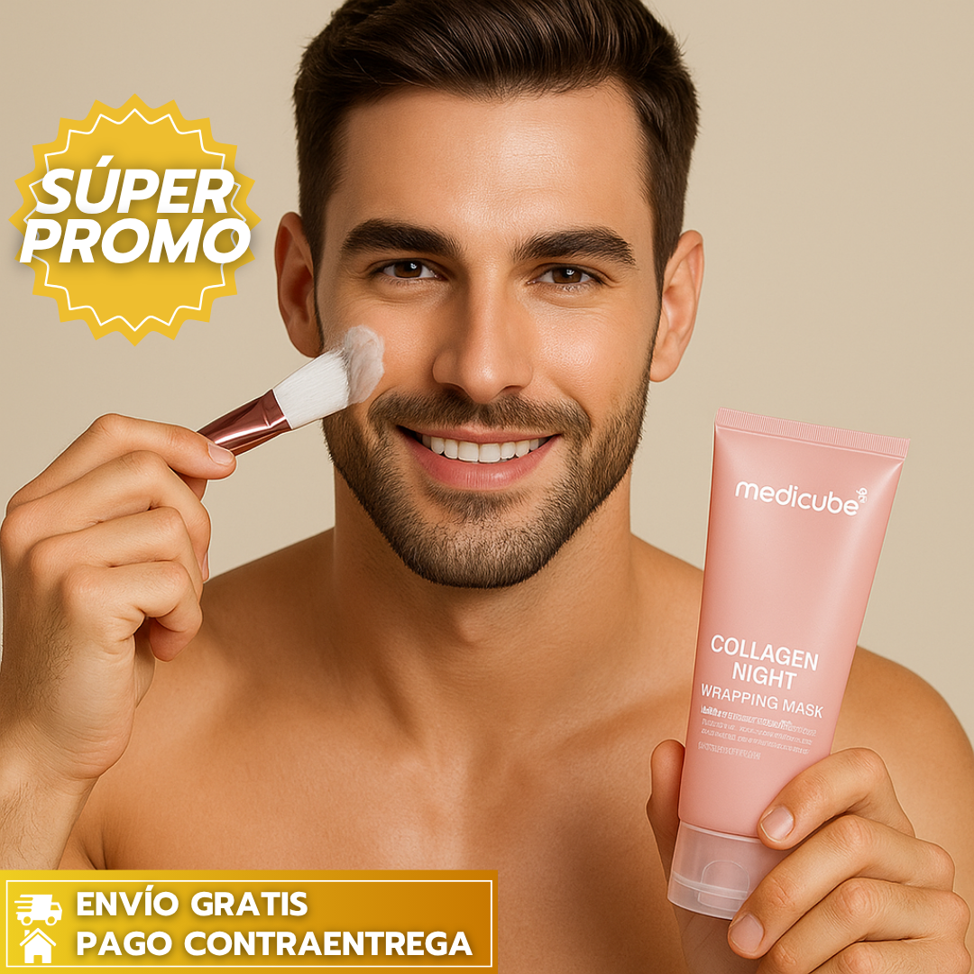 Medicube Mask™:Máscara nocturna de colágeno que hidrata, reafirma y mejora la elasticidad mientras duermes.