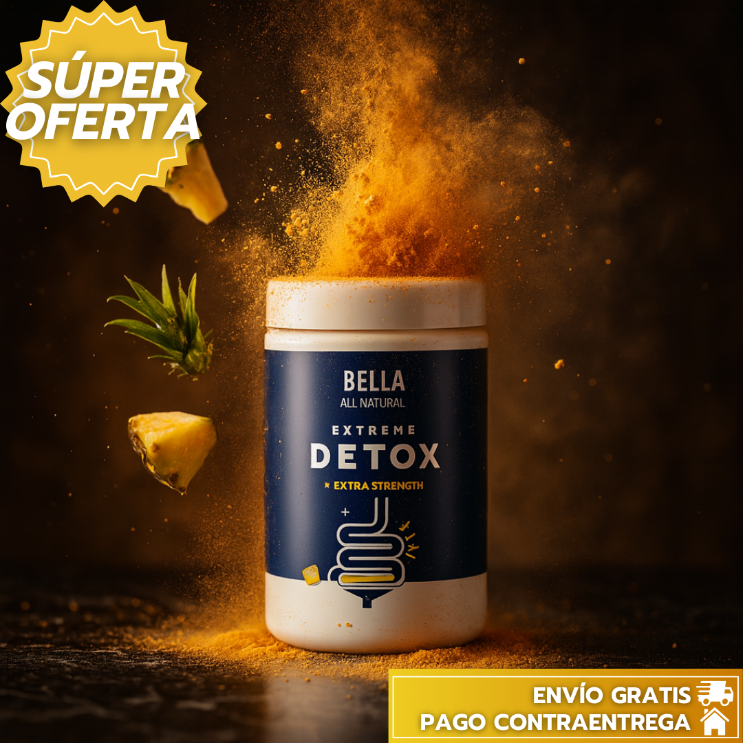 Colon Cleanse™: Polvo Detox que elimina toxinas, limpia el colon y promueve una digestión ligera mientras reduce la hinchazón abdominal.-