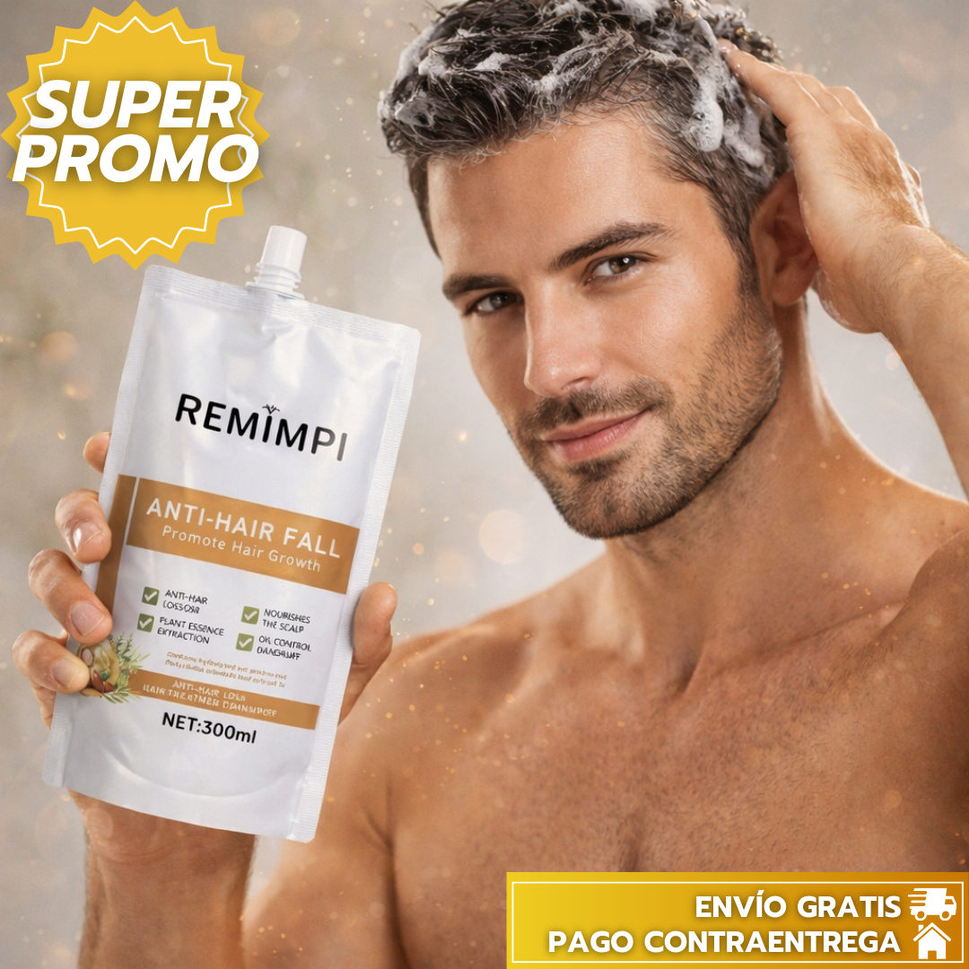 Remimpi Hair™: Champú anticaída que promueve un crecimiento capilar más fuerte, grueso y saludable desde la raíz.