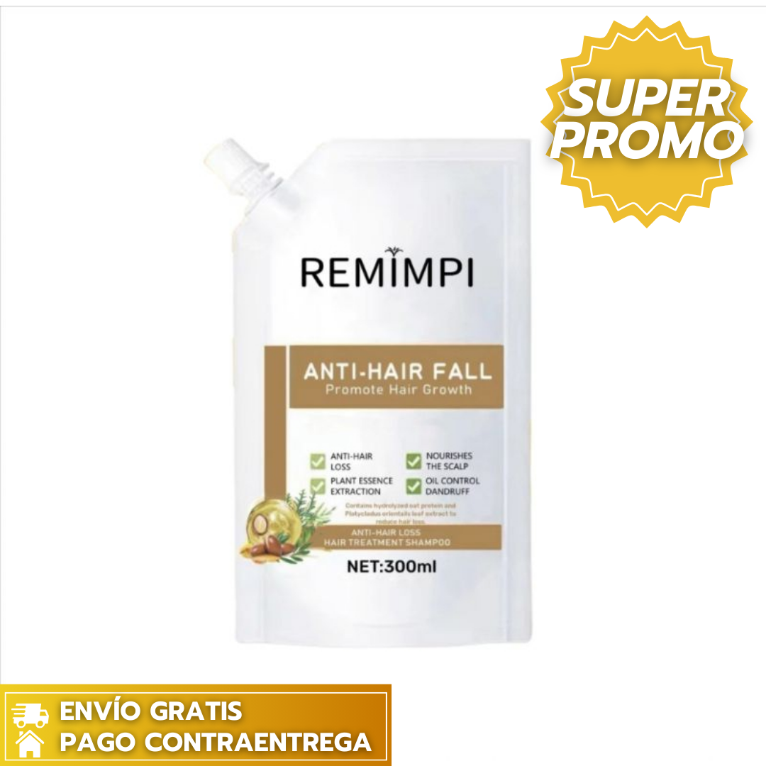 Remimpi Hair™: Champú anticaída que promueve un crecimiento capilar más fuerte, grueso y saludable desde la raíz.